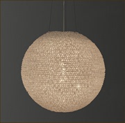 卓尔美式简约圆球水晶吊灯 客厅个性创意复古卧室吊灯公主房灯具