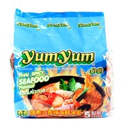 泰国进口yumyum养养牌香辣海鲜，汤面70g*5方便面泡面冬荫功面