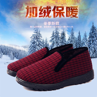 冬季老北京布鞋中老年棉鞋奶奶，保暖软底防滑加厚女棉鞋老人妈妈鞋