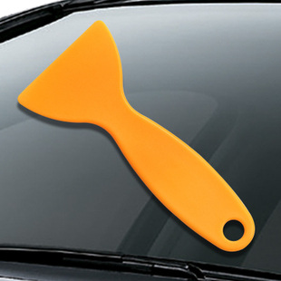 车贴膜工具黄色耐温小刮板碳纤维专用刮板改色膜刮板耐磨边刮用品