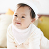 贝贝叶婴儿纱布口水巾棉纱三角巾 0-1-2岁宝宝围巾夏季薄款竹纤维