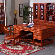 定制仿古典明清家具电脑桌实木中式书桌画案桌写字台办公桌大班桌
