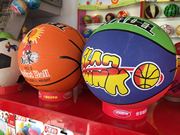 幼儿园专用练习3号彩色橡胶篮球 皮球宝宝充气拍拍球 儿童玩具球