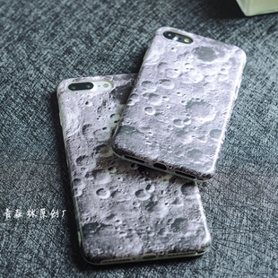 创意月球适用苹果7手机，壳个性iphone8plus全包软壳防摔磨砂超薄壳
