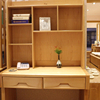 实木家具儿童套房榉木，电脑桌全实木写字台，1.1米带书架3015