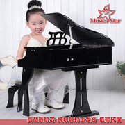 音乐之星木质小钢琴儿童30键，钢琴玩具翻盖初学钢琴，木质小钢琴迷你