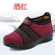 新老北京布鞋冬季棉鞋加绒保暖老人鞋中老年女鞋妈妈鞋防滑软底棉