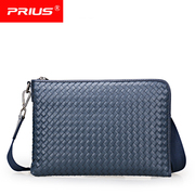 prius品牌编织斜挎包大尺寸手拿包iPad包包单肩包手抓包一包多用