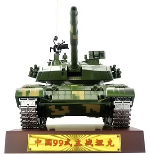 99坦克模型成品合金属玩具静态99式主战坦克