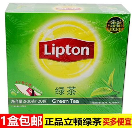 立顿绿茶100袋