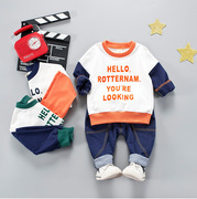 男童春装 婴幼儿秋季衣服1-4岁男宝宝长袖纯棉儿童运动套装