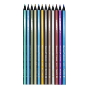 MARCO 马可12色6色金属色彩铅马可彩色铅笔 美术彩绘 5101B-12CB
