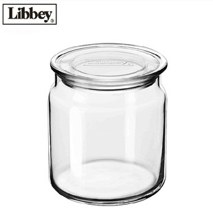利比透明密封罐储物瓶子，厨房玻璃器皿装零食奶粉茶叶罐展示