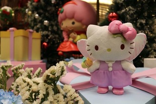 新加坡机场圣诞节限量版hellokitty荧火虫fireflyedition公仔娃娃