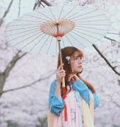 泸州古典油纸伞防雨防晒古代雨伞古装伞白色，樱花舞蹈道具伞