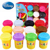 迪士尼3d彩泥12杯儿童橡皮泥补充创意彩泥玩具幼儿园手工制作食物