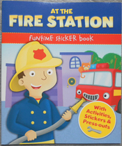 儿童活动书 汽车模型At the fire station funtime sticker book 价格:16.00