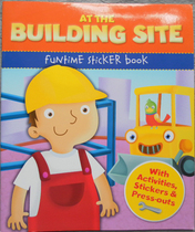 儿童活动书 汽车模型At the building site funtime sticker book 价格:16.00