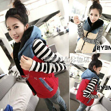 牛仔棉<em>马甲女秋冬</em> 最新排行榜前10名_用户09