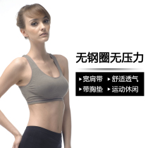 物女胸垫皮莎有胸垫无痕内衣女专业运动<em>文胸</em>无