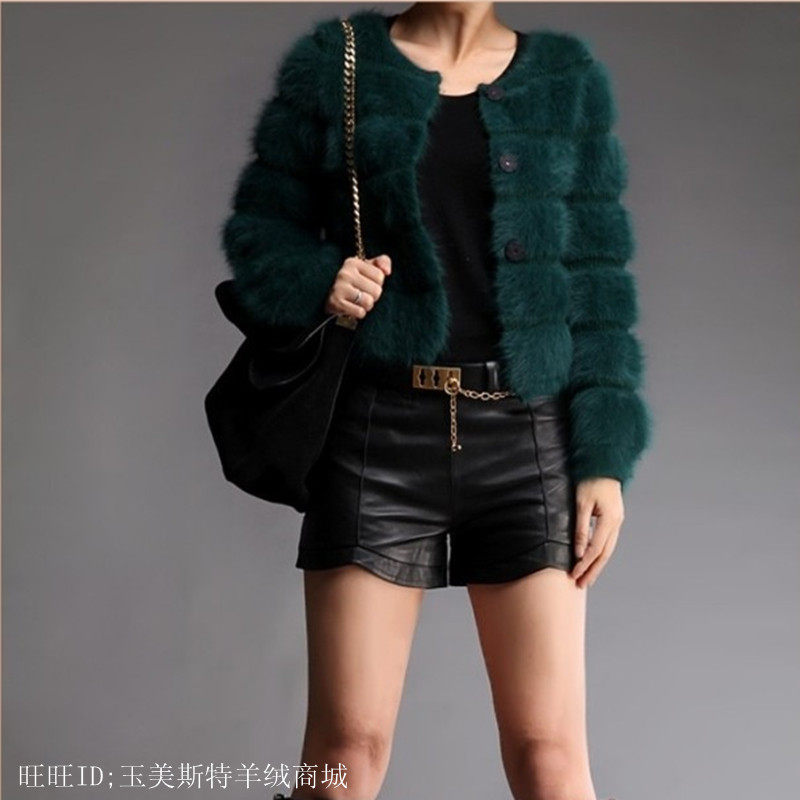 划算购物冬装秋冬装新款女士长毛貂绒衫<em>开衫</em> 