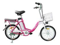 龙跃18寸锂电池电动车自行车电瓶车特价 铝合金车架 龙跃泡泡龙 价格:2280.00