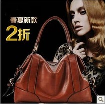 皮包2013新手工牛皮包复古型<em>真皮女包</em>单肩斜