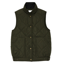 Markless新款翻领工装<em>男士羽绒马甲</em>背心男90