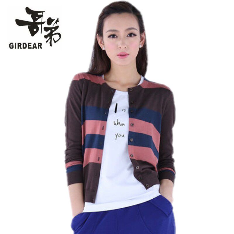 淘宝聚划算购物<em>开衫</em>MISS YING-两色薄款<em>针织</em>