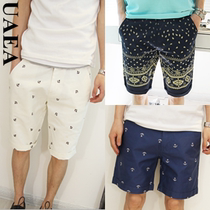 淘宝聚划算购物<em>休闲</em> <em>短裤森马</em> 时尚纯色韩版男