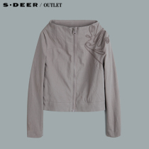 淘宝聚划算购物<em>立领短外套</em>莉贝琳 夏装新品钻