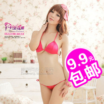 款性感光面少女一片式聚拢内衣夏季无痕<em>文胸</em>南