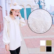 物上衣卓欧2013秋装新款女装蕾丝上衣<em>圆领</em>修