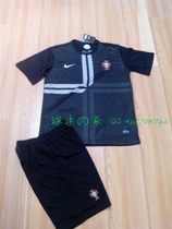 13/14赛季葡萄牙客场短袖足球衣新款足球服套装Portugal Black 价格:40.00