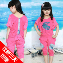 淘宝聚划算购物<em>女孩</em>童装夏季女童<em>套装女孩</em>外出