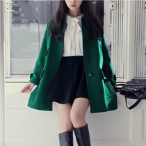 淘宝聚划算购物大衣秋季森林系清新<em>学院</em>风<em>女生</em>