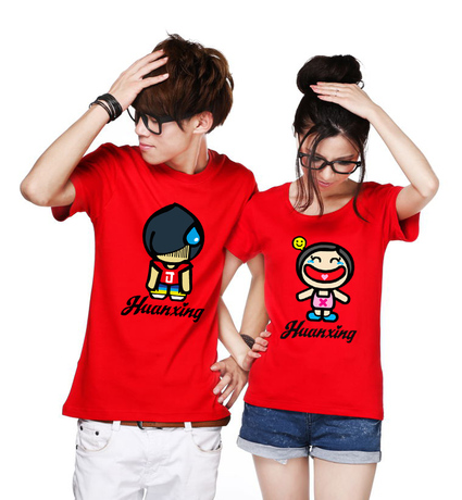 【率真童年】 谢娜潮牌 欢型 t桖夏装男女上衣短