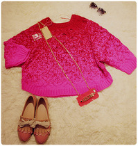 卡龙缤纷色 DEESSE复古不规则拼接AM<em>喇叭</em>袖