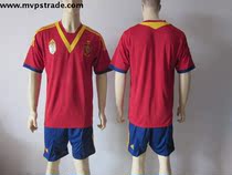 13-14 Spain home soccer jersey football jersey sports shirt 价格:95.00