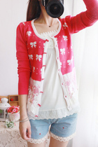 淘宝聚划算购物<em>开衫蘑菇街</em>秋装新款女大码<em>针织</em>