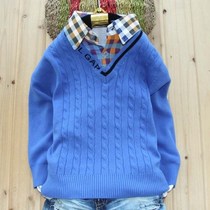 淘宝聚划算购物男孩<em>针织</em>衫男<em>童装</em>线衫薄款 男