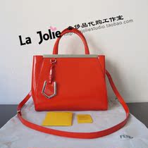 <em>FENDI</em> <em>芬迪</em> 黑色牛皮链条<em>女士手包</em>手提包 8M