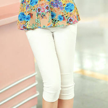 淘宝聚划算购物七分裤蓝桥恋语 夏季新款黑白