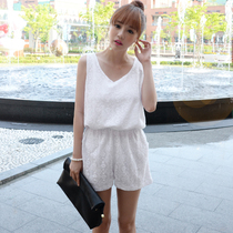 <em>淘宝</em>聚划算购物<em>连体短裤</em>2013夏新款女欧美休