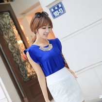 物上衣卓欧2013秋装新款女装蕾丝上衣<em>圆领</em>修