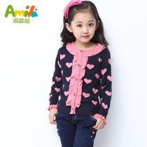 物女孩针织衫2013秋冬季新款羊绒童装<em>毛衣</em>女