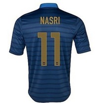 top thai quality france shirt 2012-2013 hoem 11#NASRI 价格:78.00