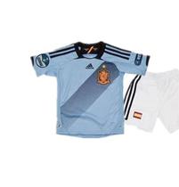 new spain 2012-13 away kids/baby jerseys european cup patch 价格:65.00
