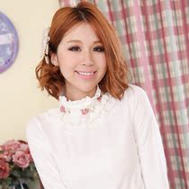 淘宝聚划算购物<em>高领</em>新款秋装 双层网纱打底衫