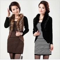 淘宝聚划算购物羊绒短裙<em>哥弟</em>女装中长款羊绒衫